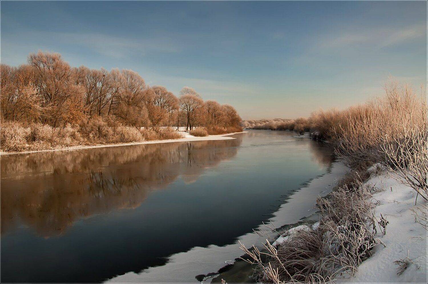 Краски зимы. Автор: Raviollo пейзаж, Raviollo