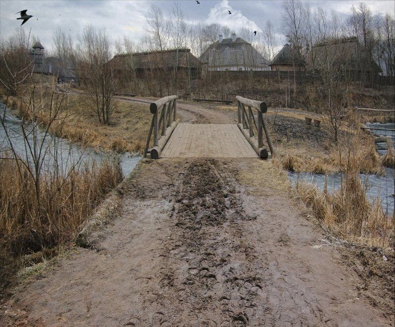 пейзаж Распутица фото превью