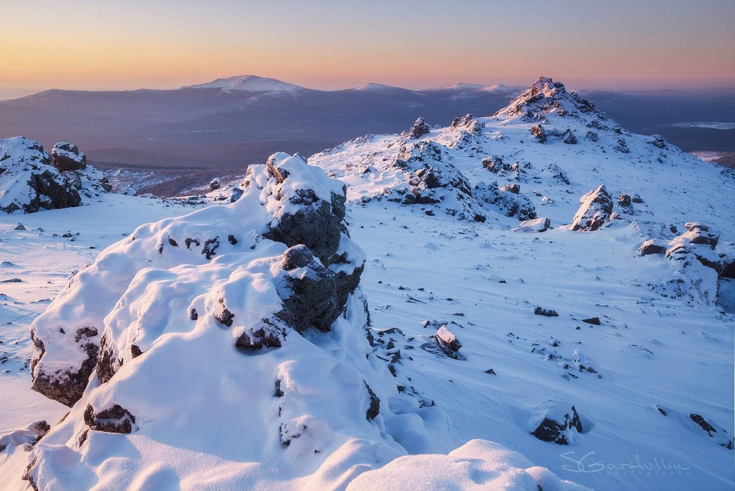 Серебрянка, Серебрянский камень, Казанский камень, конжак, Конжаковский камень, Северный Урал, Урал, горы, зима, Сергей Гарифуллин