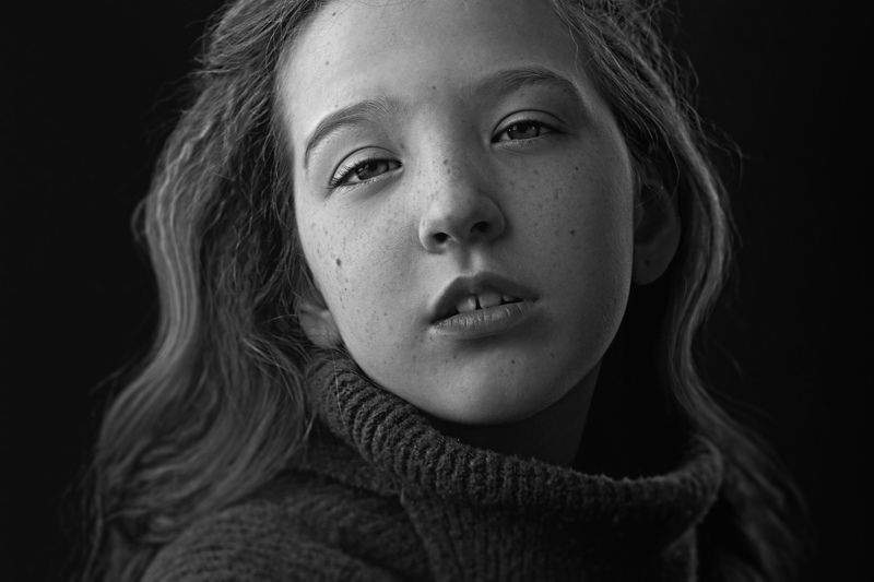 портрет, эмоция, bw, черно-белая, monochrome, дети, лицо, детский портрет Детские историиphoto preview