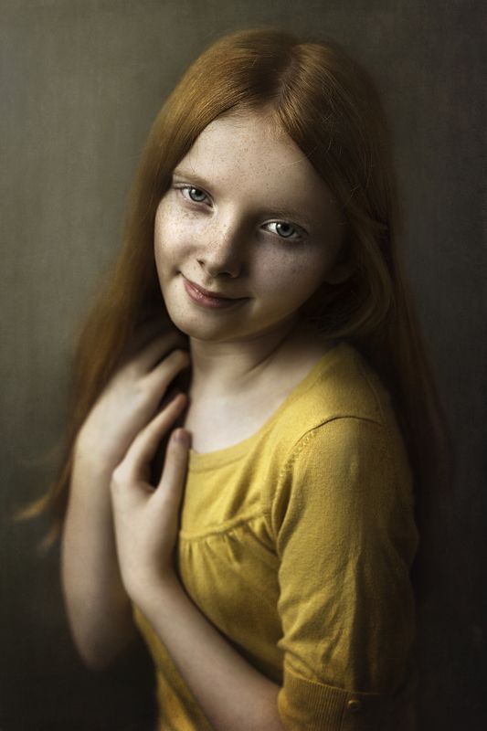 Amber in vintage yellows..photo preview