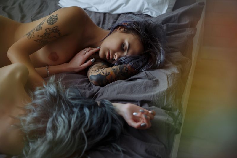 девушки, белье, ню Настя и Аленаphoto preview