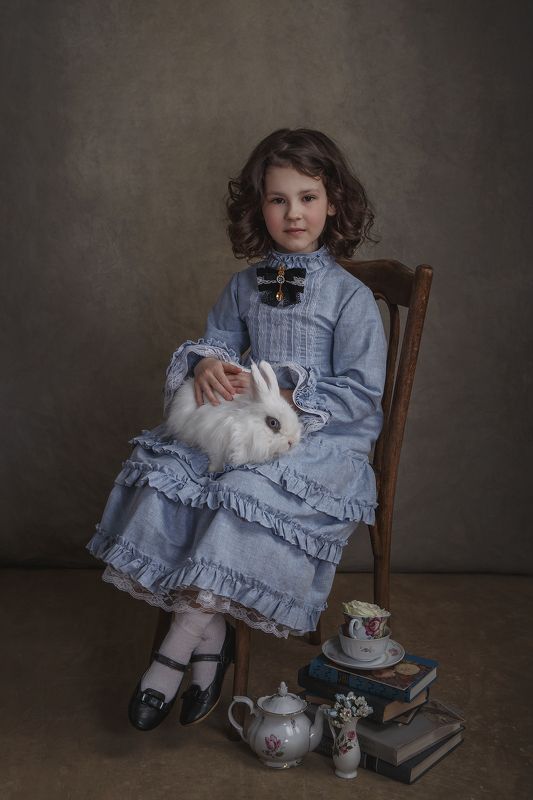 девочка, алиса с стран чудес, портрет, арт Welcome to my tea partyphoto preview