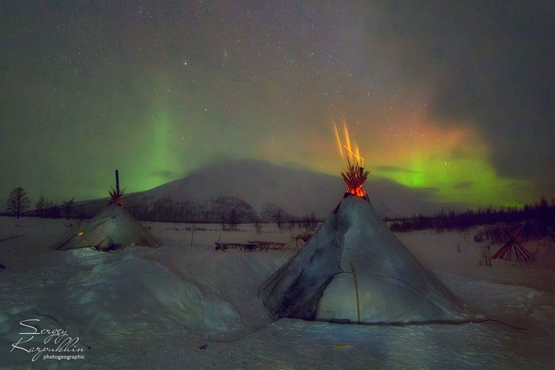 ямал, полярный урал, олени, оленеводы, ненцы Зажигая небоphoto preview