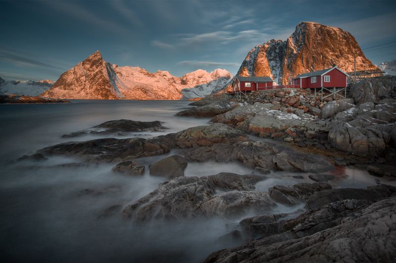 Хамнёй, Лофотенские острова  Рыбацкая деревняphoto preview