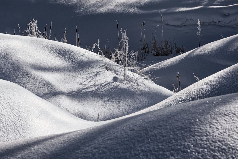 зима март сугробы свет тени Сугробыphoto preview