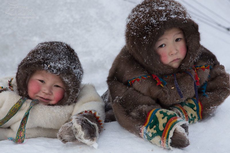 ямал, полярный урал, олени, оленеводы, ненцы Старший и младшийphoto preview