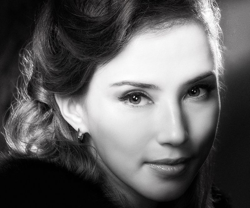 портрет ч/б взгляд ***photo preview