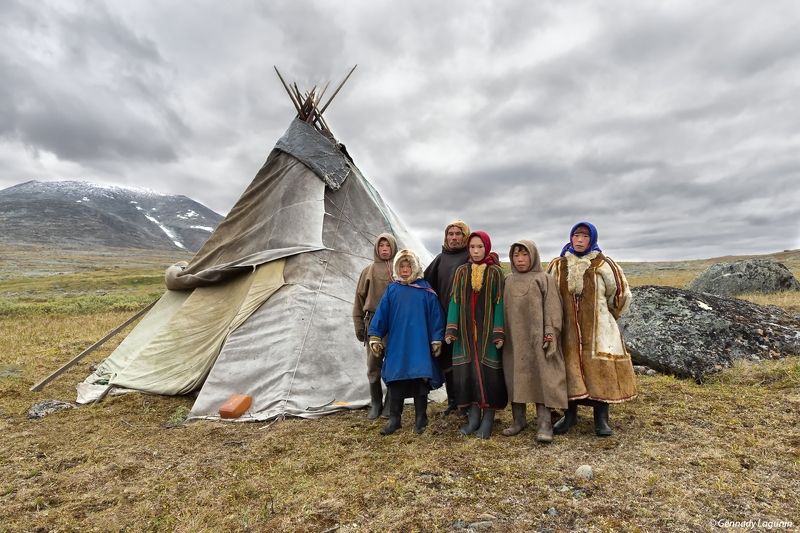 тундра, ненцы, оленеводы, чум, север, полярный урал Мы Ненцыphoto preview