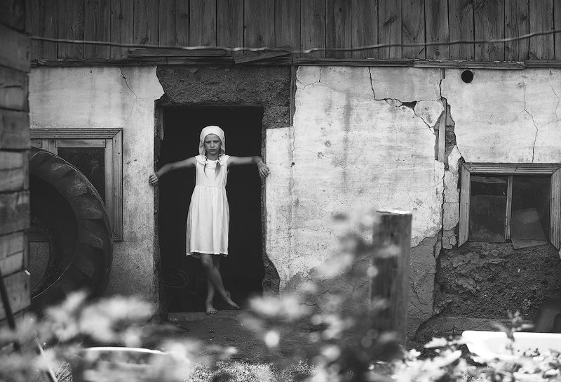 дети,собака,одиночество, друг, село, лето,каникулы,ребенок, баня,старый дом, развалины, дом Настасья!photo preview