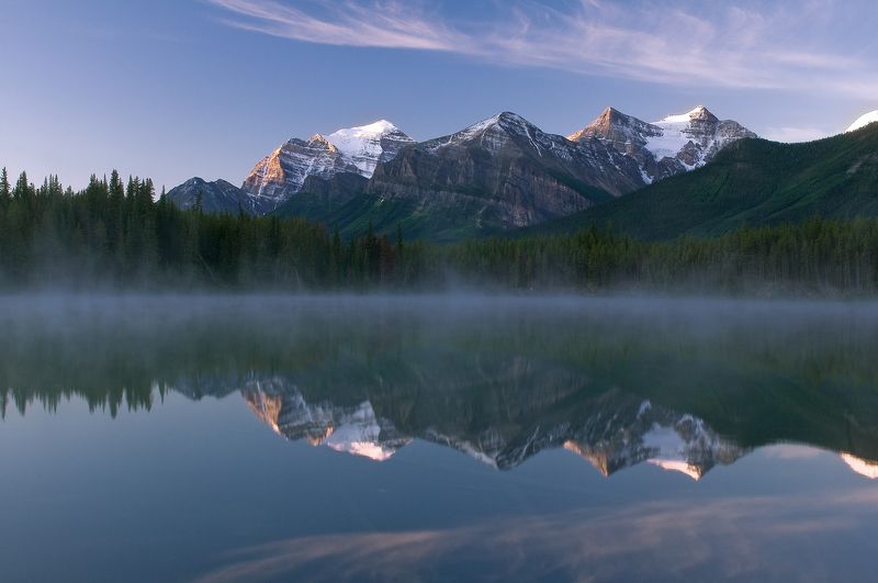 #canada #banff #herbertlake Herbert Lake, Alberta, Canadaphoto preview