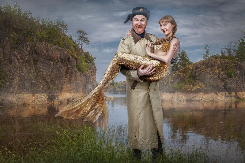 кузьмич, русалка, рыбалка, озеро, rekhov - Мужики, здесь рыба есть!!photo preview