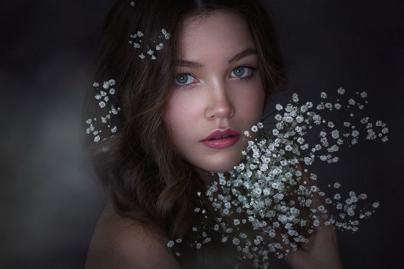 портрет, люди, кэнон, девушка, женщина, цветы, красота, молодая, portrait, closeup, people, Canon, girl, woman, flowers, beauty, young ***photo preview