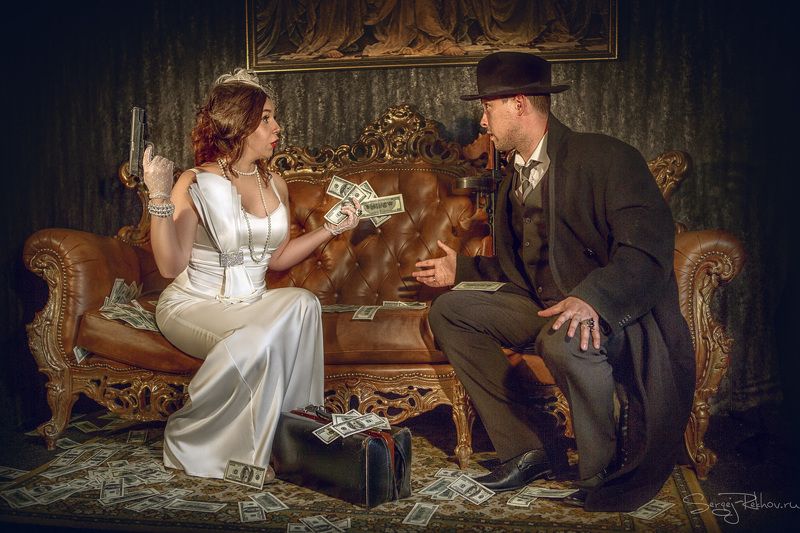 гангстеры, деньги, делёж, rekhov - Два миллиона на двоих не делятся...photo preview