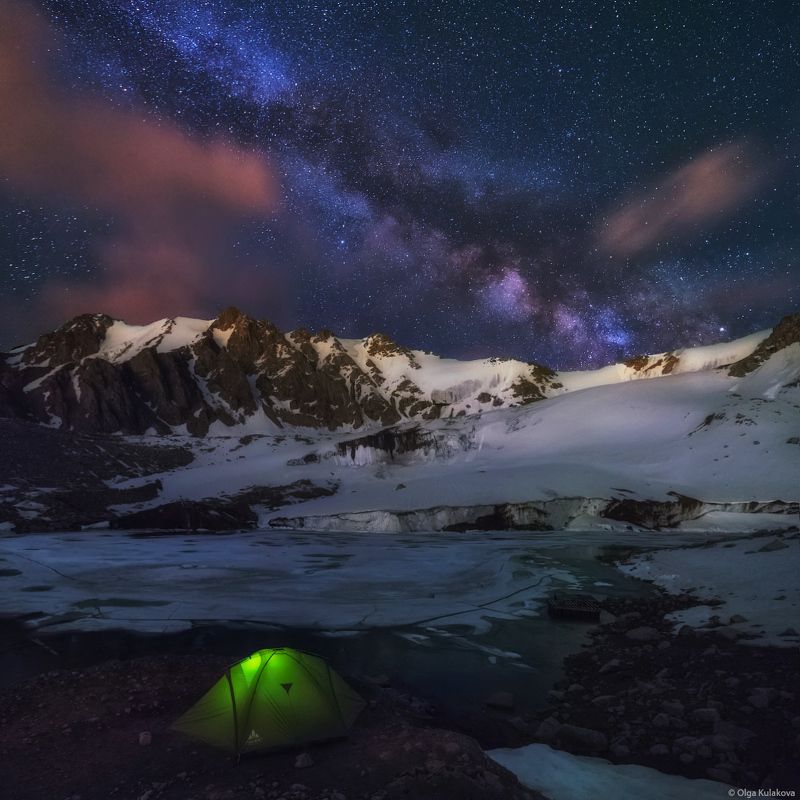 Ночь на моренном озере №13photo preview