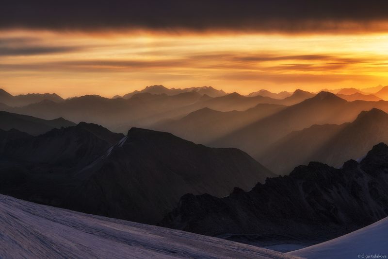 тянь-шань, рассвет, горы, вершины, баянкол, утро, пик астана Тянь-Шань. Рассветphoto preview