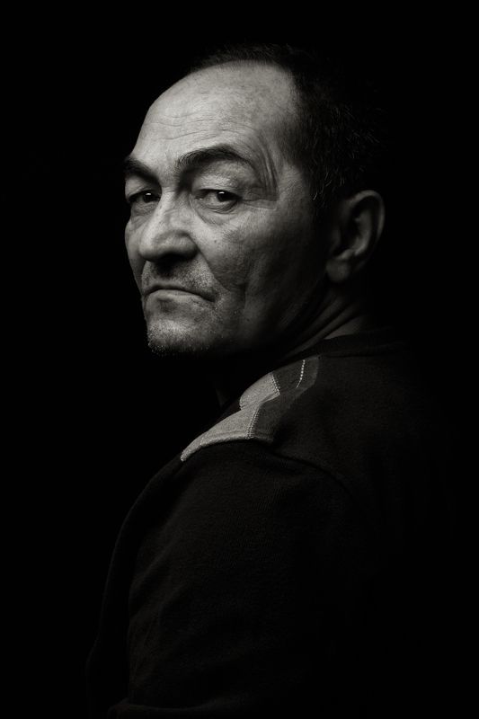 портрет, черно белое, мужчина, black is shadow Фашаphoto preview