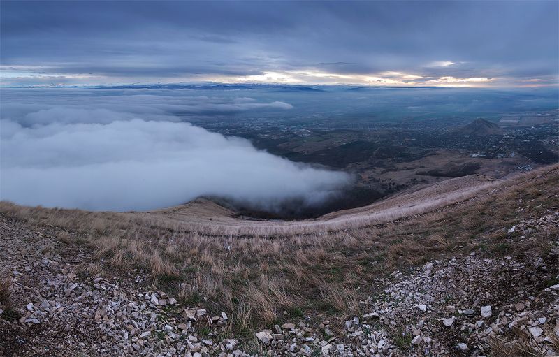 Бештау, Каказ, КМВ Закат над Бештау фото превью