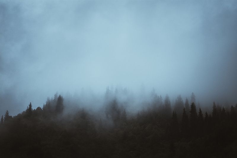 горы, природа, пейзаж, лето, перевал, зелень Туманphoto preview