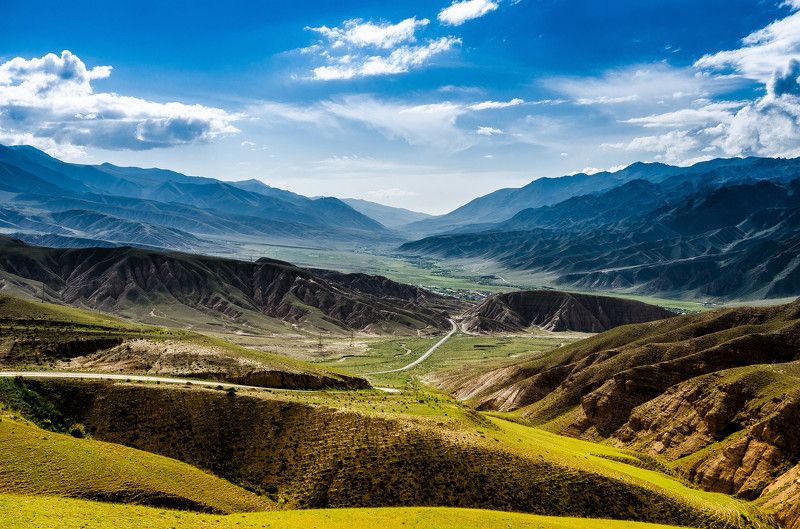 горы, природа, пейзаж, лето, перевал, зелень Перевалphoto preview