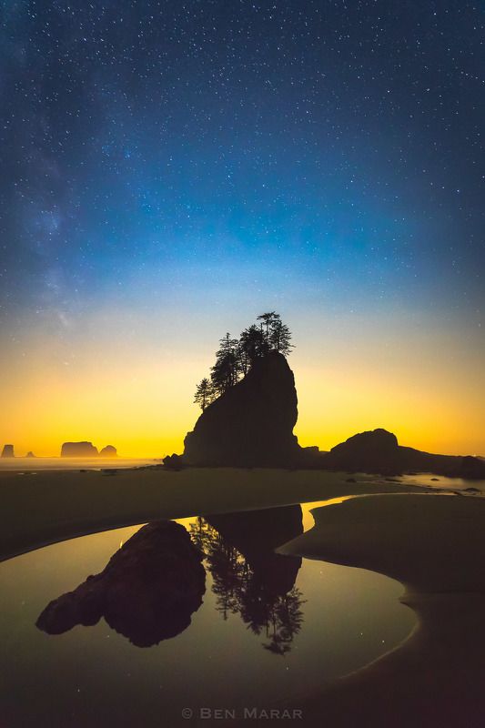 beach stars ocean The darker the night gets  the brighter the stars becomephoto preview