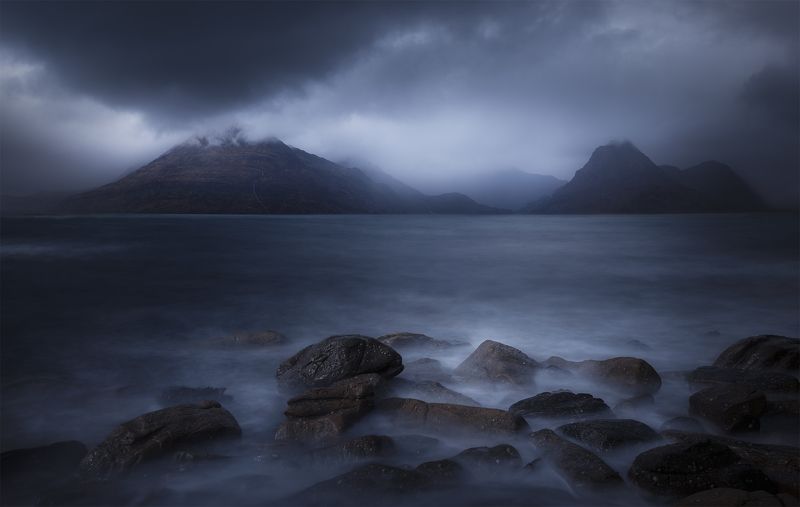 scotland, isleofskye, elgol, nature, landscape, пейзаж, clouds, dramatic Scotland, Elgolphoto preview