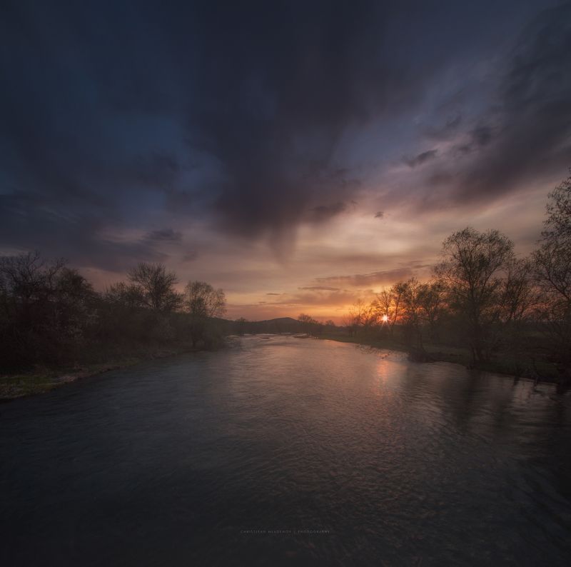 landscape, sunset, bulgaria, river, panorama, nature, long exposure, sun, evening, light, golden hour, warm, colorfull, dreamy, glow, sky, clouds Almusphoto preview