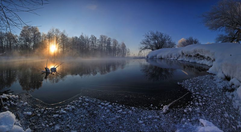 шатура . Морозное утро.photo preview