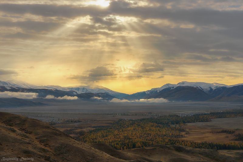 Утро в Курайской степиphoto preview