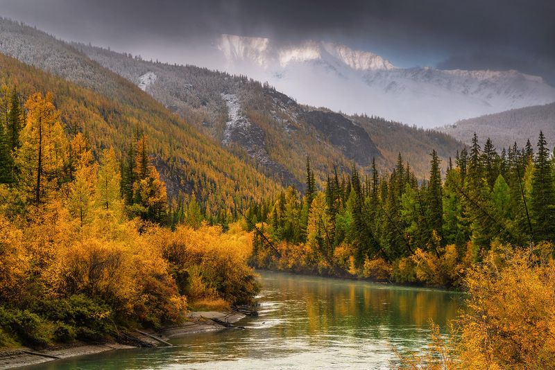 алтай, сибирь, куркурек, чуя, осень Грань Куркурекаphoto preview