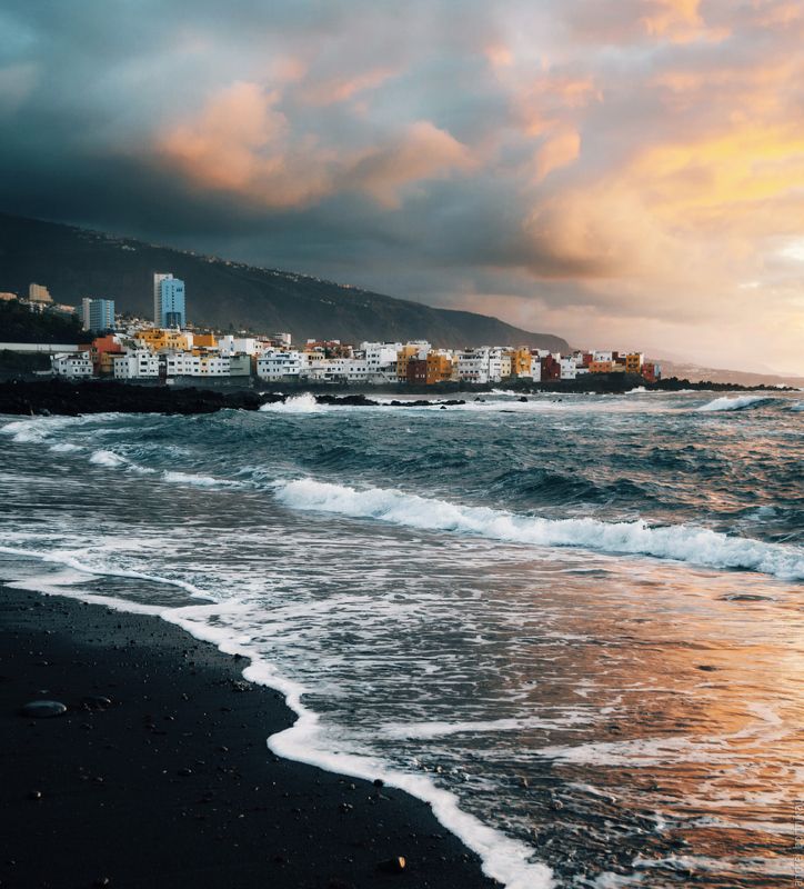 канары, испания, тенерифе, canary, island, tenerife, spain,  На закатеphoto preview