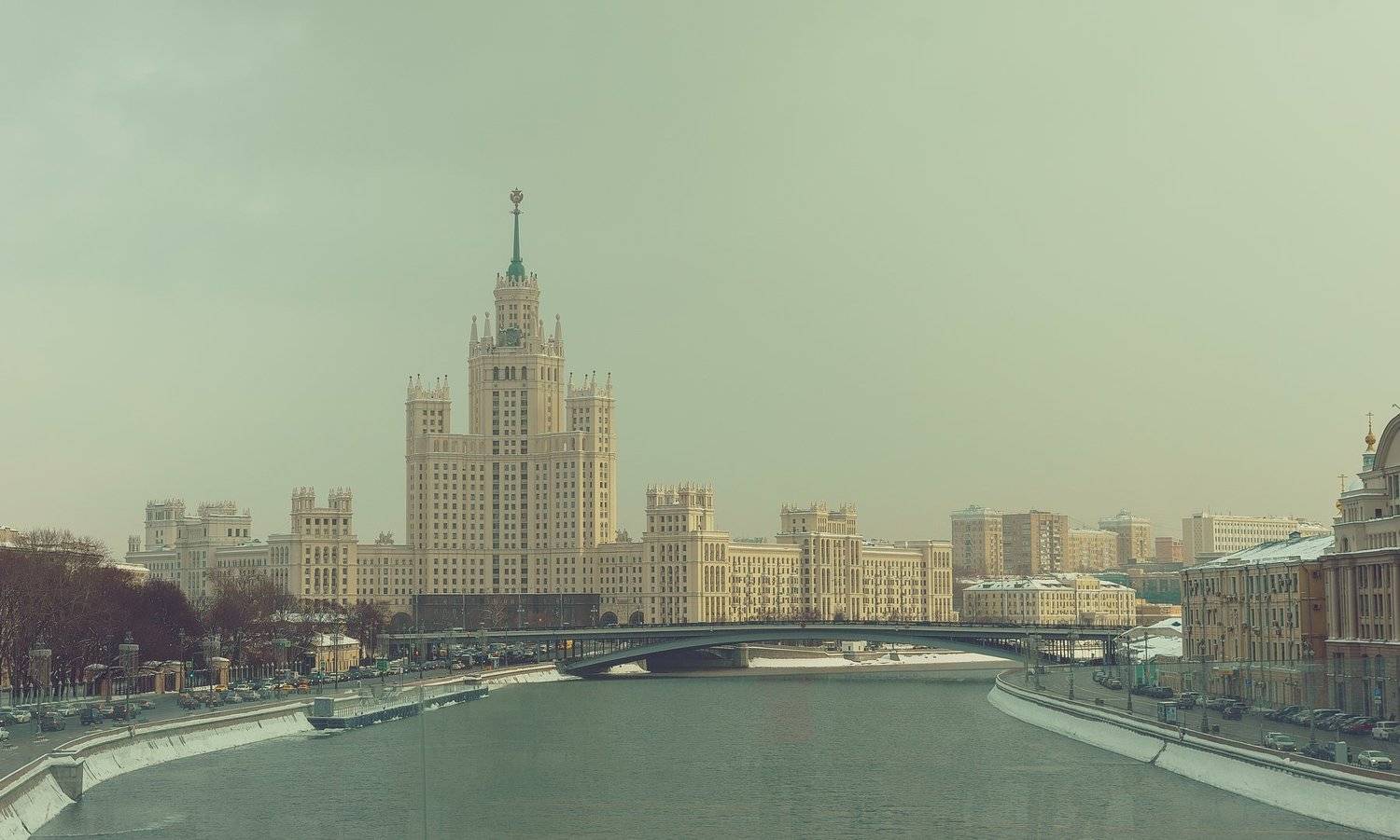 postcard with Moscow's winter. Автор: Астрид Екатерина , Астрид Екатерина