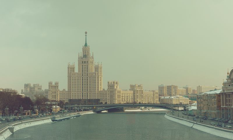 postcard with Moscow\'s winter фото превью