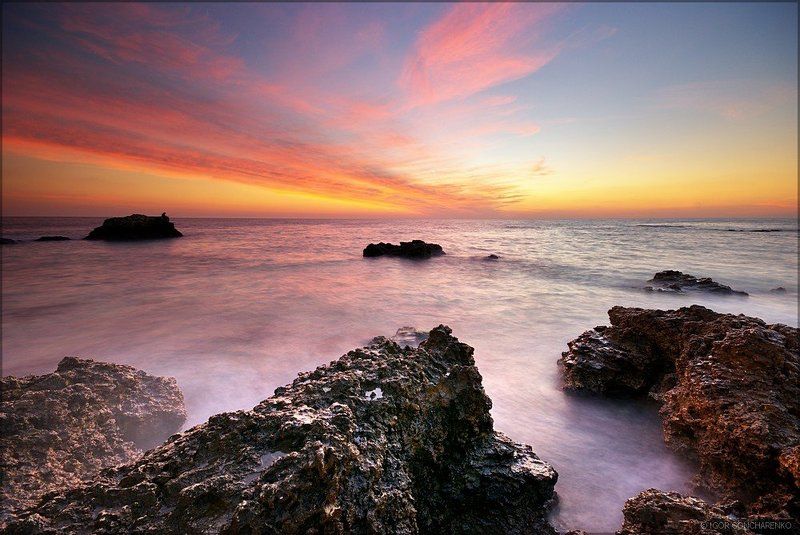 море, пейзаж, крым, закат, photo preview