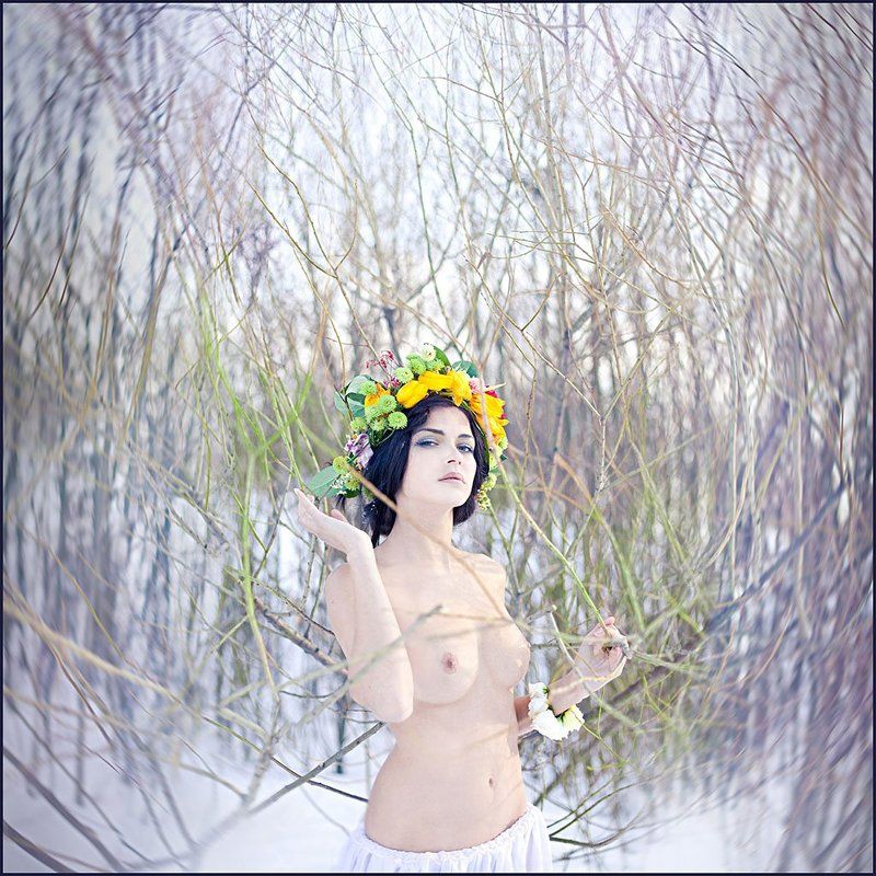 девушка, ню, весна Весне, блять, дорогу!photo preview