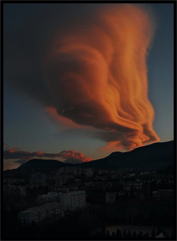 крым, закат, небо Динамика закатаphoto preview