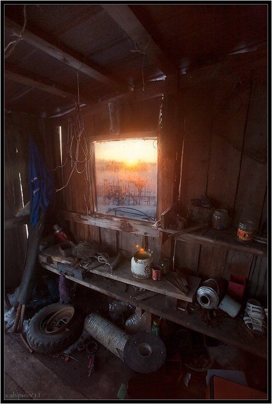 рассвет,деревня,томск,владимир,шипулин Деревня. Рассвет.photo preview