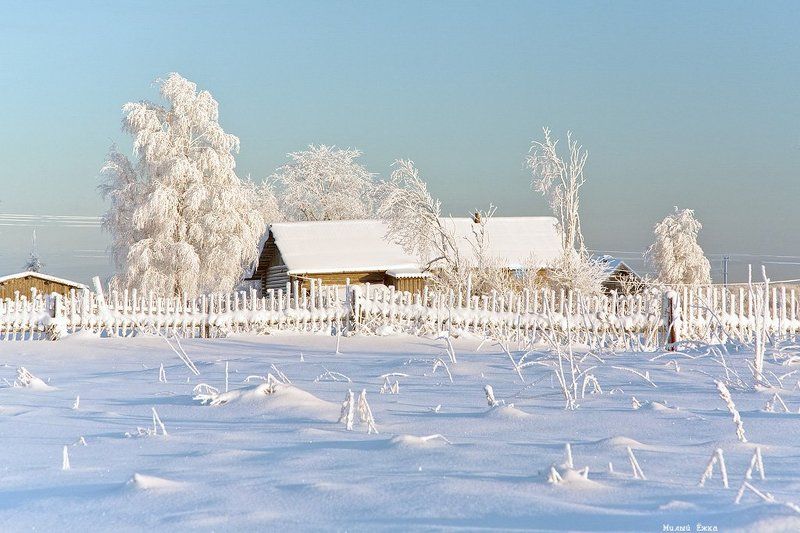 зимняя, сказка Зимне-закатная...photo preview