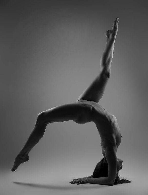 йога, ню, девушка photo preview