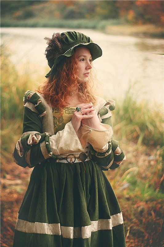 девушка, осень ***photo preview