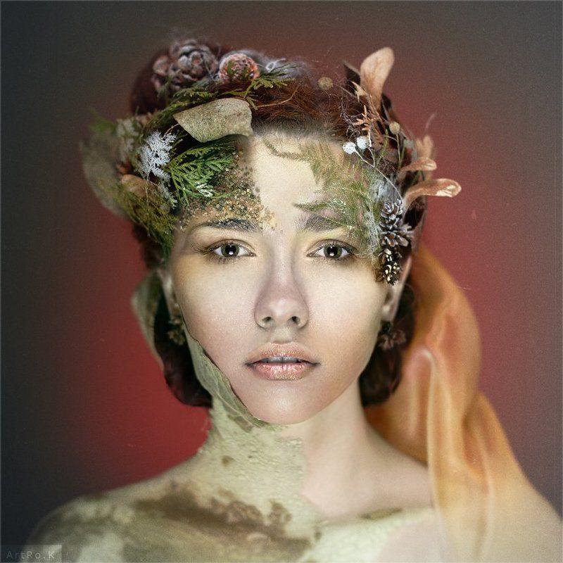 кира, розанов, портрет, времена, года, грим Октианаphoto preview
