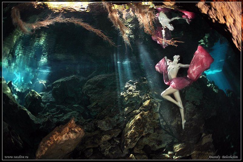 mexico, underwater, photo, cave, chak, mool, anatoly, beloshchin, nude, &, fashion, seacam, canon, 5d, mark, ii Chak Mool (подводное фото)photo preview