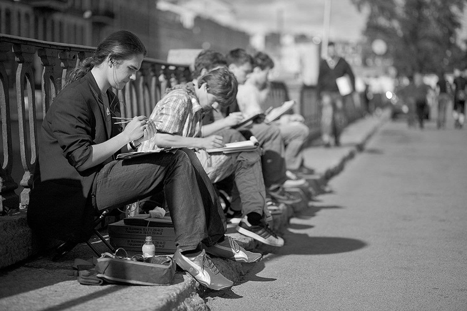 рисуем город.... Автор: Sergey Shaposhnikov , Sergey Shaposhnikov