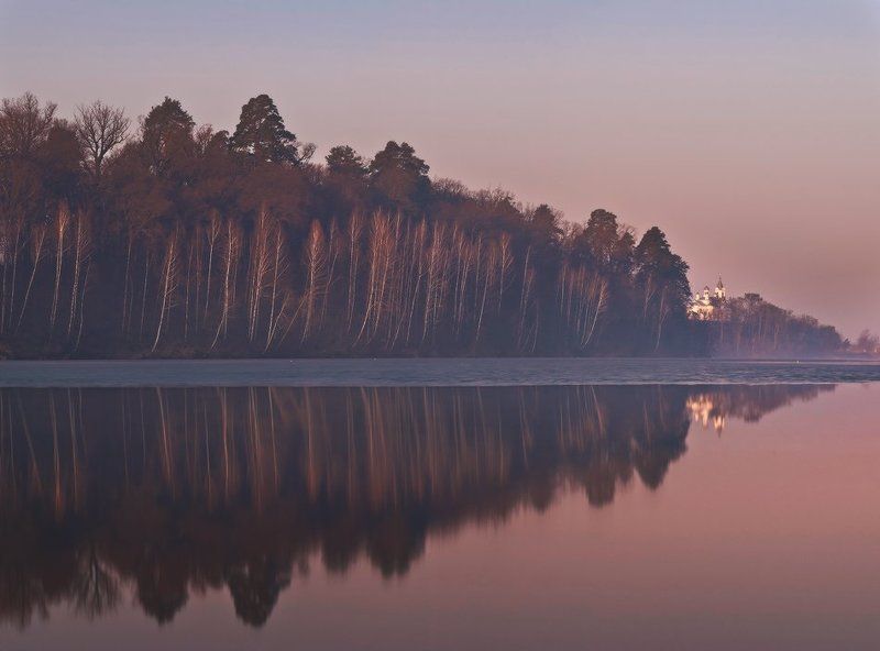 утро Тригорского монастыря ...photo preview