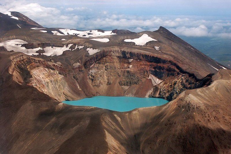 камчатка, , , вулкан, , , семячик, , , фирновое, , , озеро *photo preview