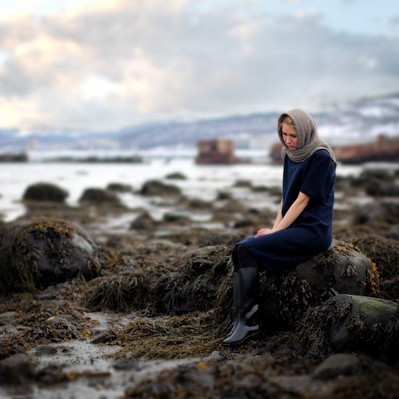 кольский, залив, север ...photo preview