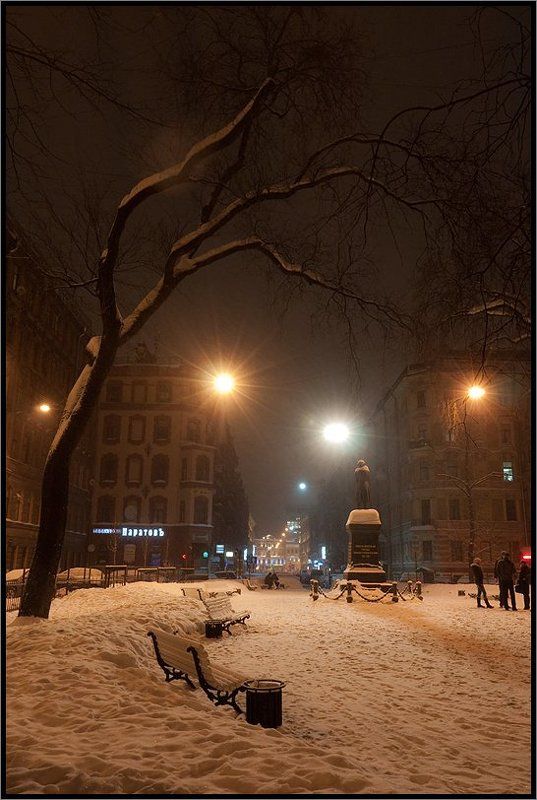 Пушкинская, ночная, уютная.photo preview