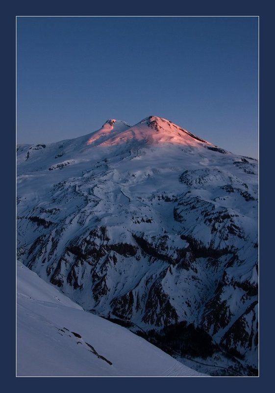 кавказ, эльбрус, рассвет Эльбрусphoto preview