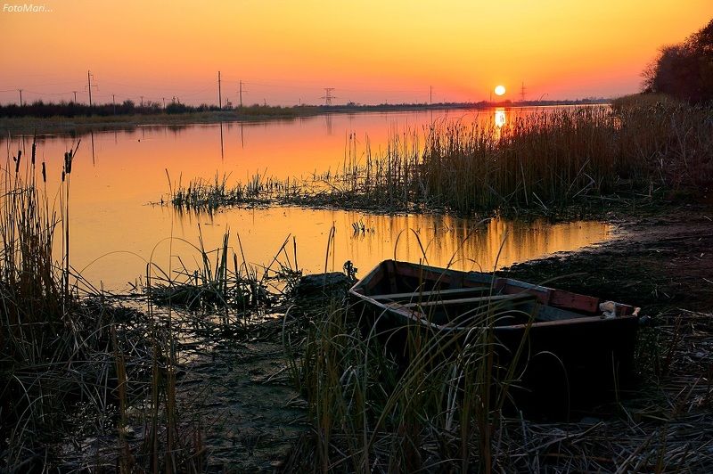 пейзаж,закат,взгляд,природа,весна, Закатное.photo preview