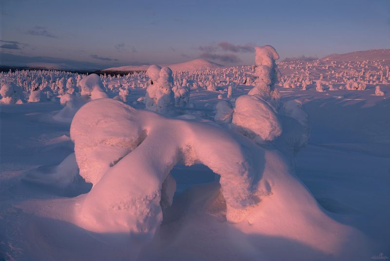 кандалакша Закат на Волосянойphoto preview